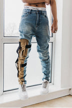 Mens Tooling distressed jeans