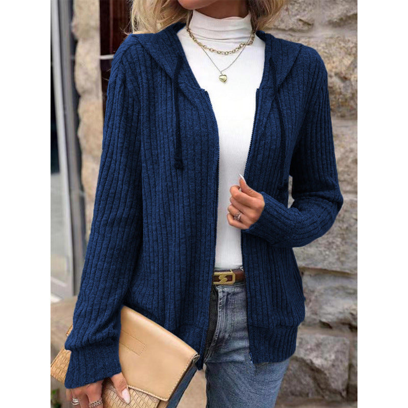 Striped Casual Sweatshirt Loose Sweater