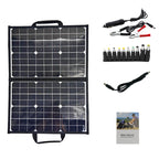 40w18v Solar Single Crystal Folding Bag Portable Green